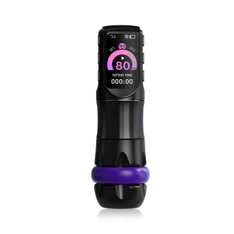 Motores de caneta confiáveis e variados com de 2300mAh, tela, cabo de caneta Tattoo Fury Silver, display intelig