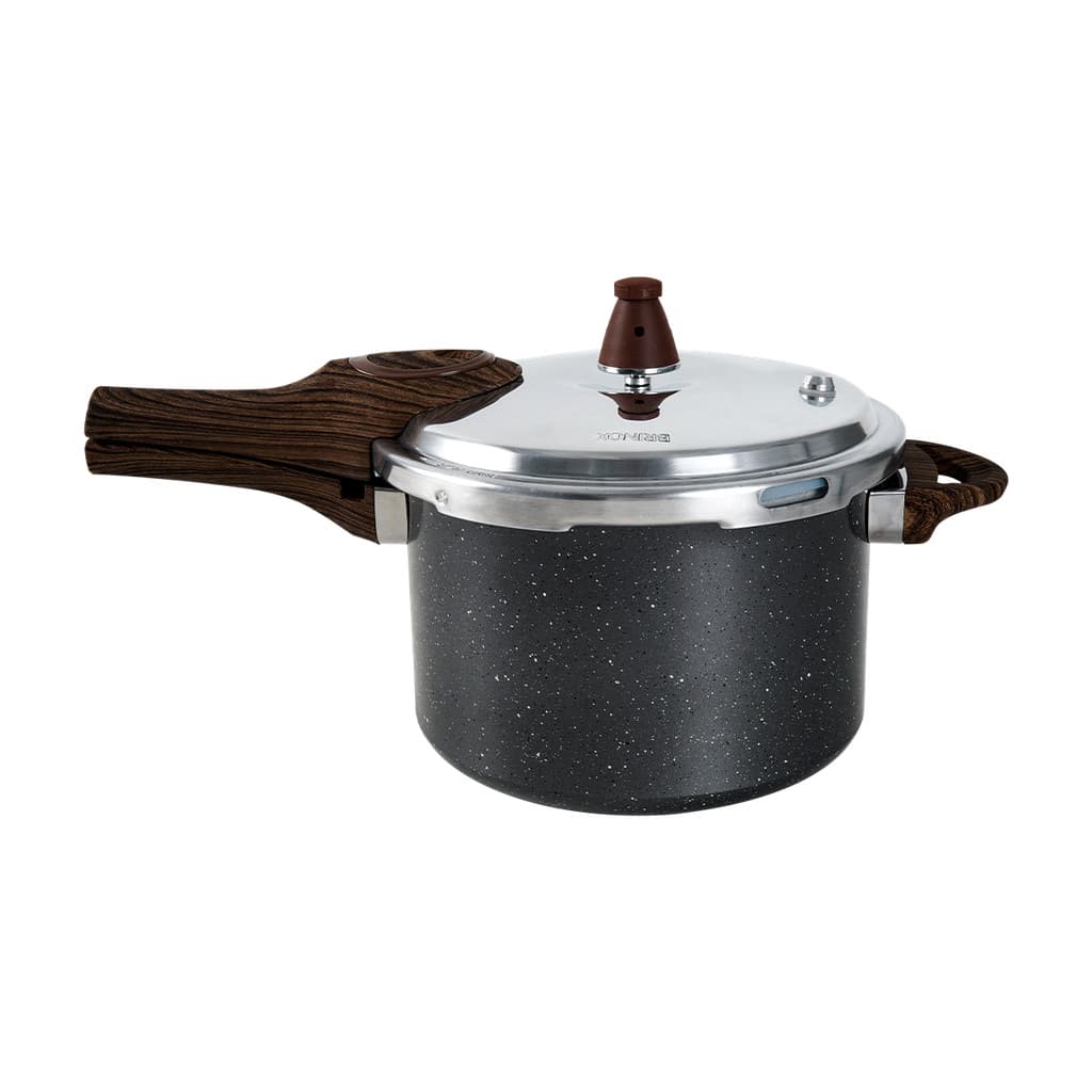 Panela de Pressão Brinox 4,2L Indução Fechamento Externo Antiaderente Cor Granito