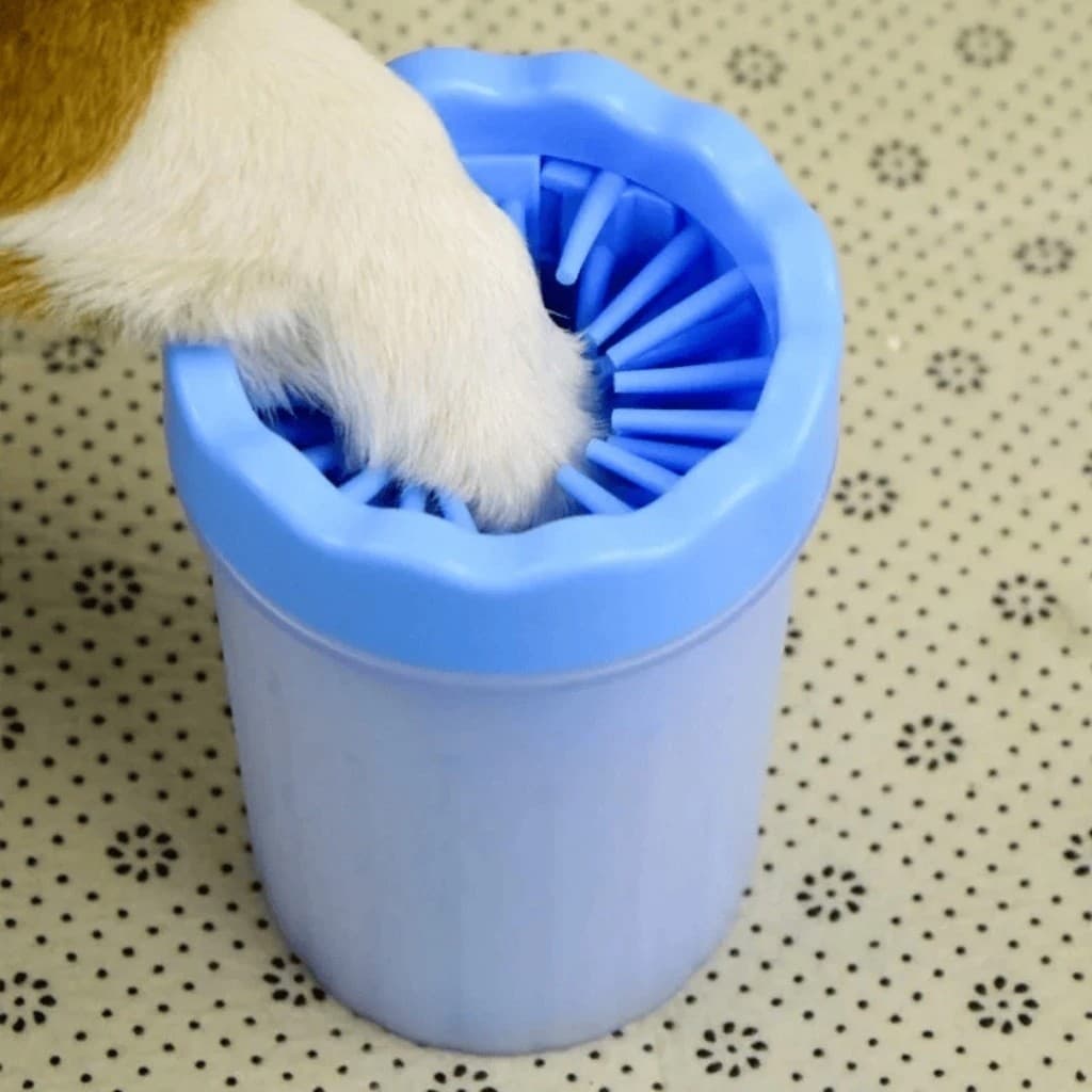 Copo Limpador Patas Pets 600ml Higiene Facil Rapido Sortido