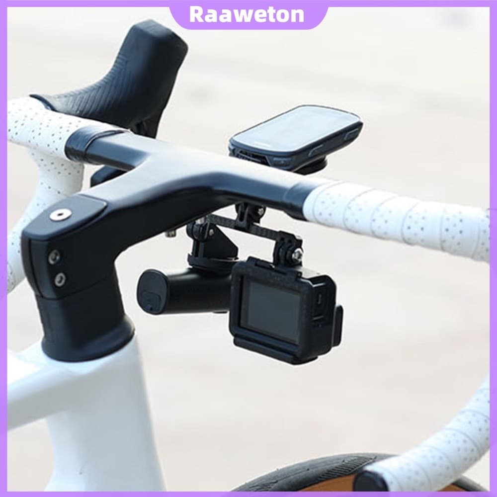 Suporte De Extremidade Dupla Para Montagem Frontal Estendida Bicicleta Luz De Com Câmera Esportiva [Raaaweton.br]