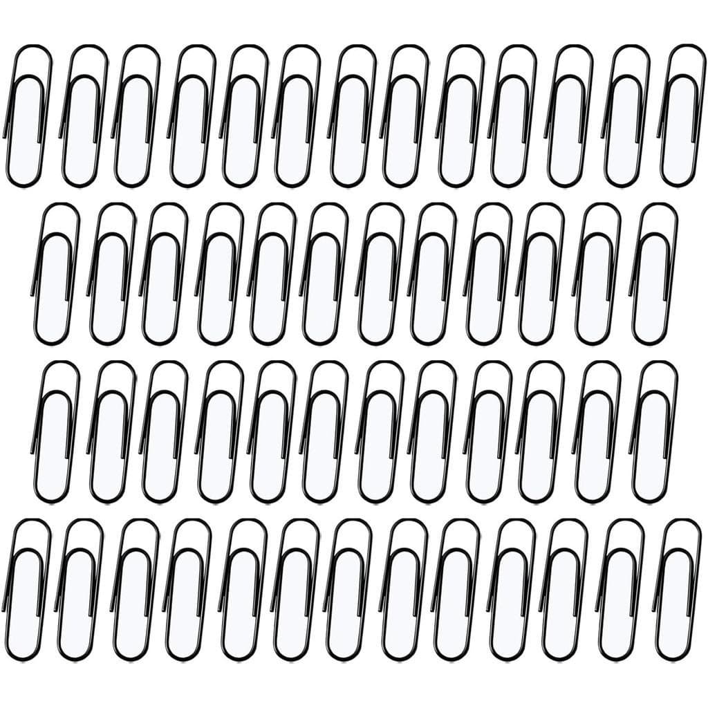 Pacote com 50 Clipes de Papel Grandes de 4 Polegadas de Comprimento - Clipes de Papel para Escritório de 100mm - Clipes