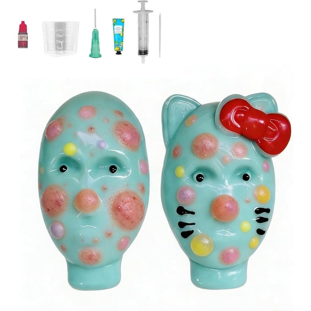 Brinquedo sensorial antiestresse com bolinhas que estouram, silicone macio para alívio do estresse, macio, kit de bolinh