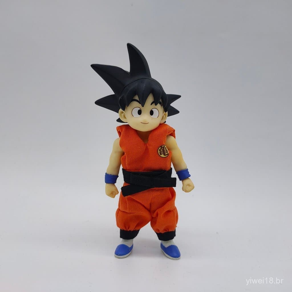 Figura popular solta do Goku (Dragon Ball), modelo de boneco de Goku na infância com roupas, em estoque 0SIN