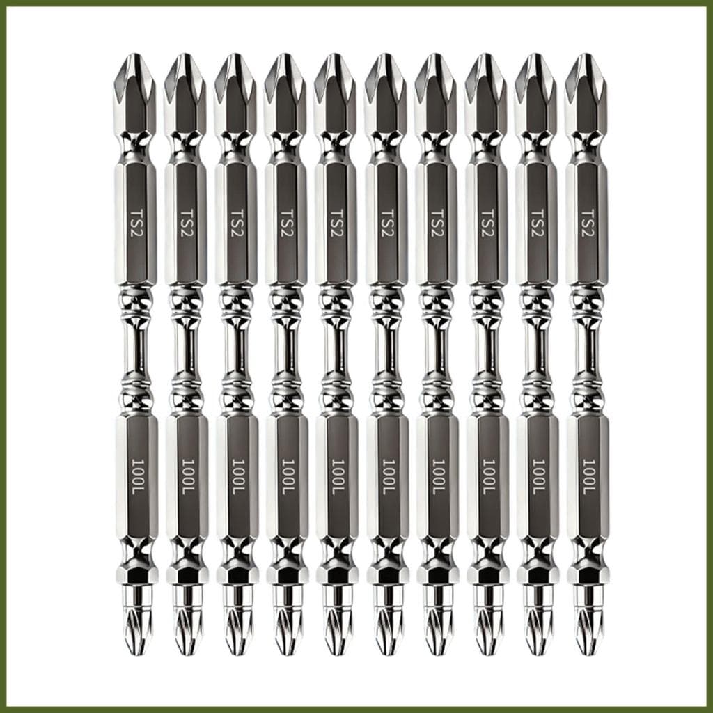 Conjunto De Brocas Magnéticas , Antiderrapante , Metal , Ferramentas De Reparo Resistentes , 10 Peças , Broca Elétrica ,