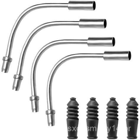 Dispositivo Guia de Cabo de Freio V para Bicicleta, com 4 guias de cabo de freio e 4 capas de borracha, adequado para bi