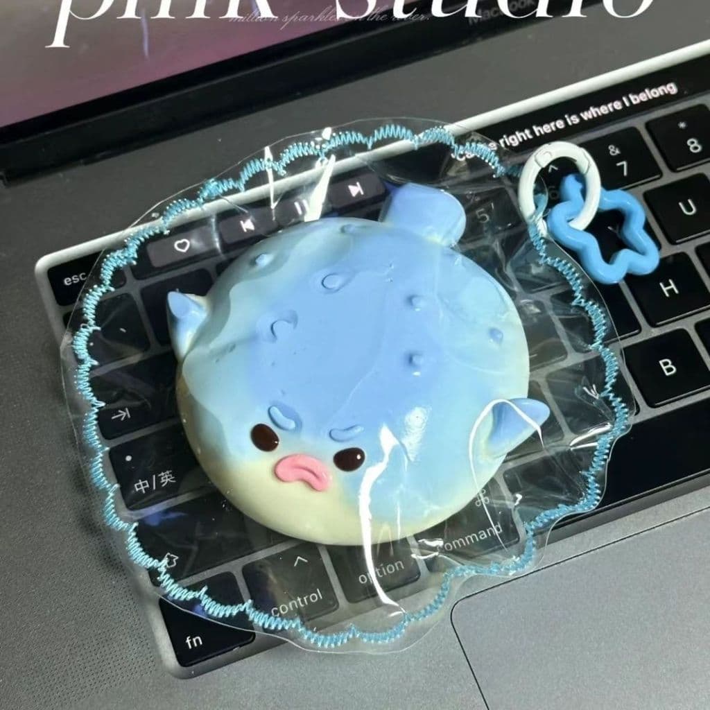 Baiacu Pinch Food Grade Silicone Super Grosso Sensação Estudante Brinquedo de Descompressão