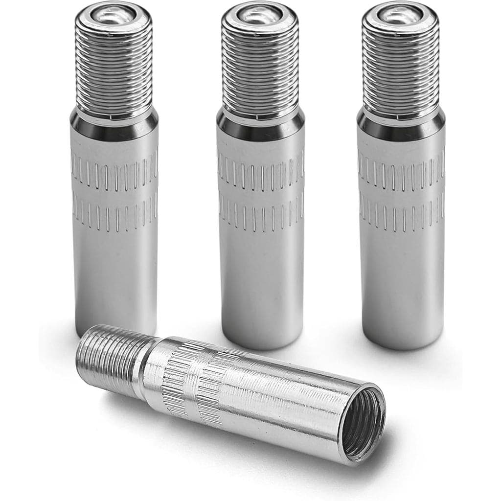 4 Peças de Extensor de Haste de Válvula, Extensor de Válvula de Pneu de 39mm, Adaptador Extensor de Tampas de Pneu de Ro
