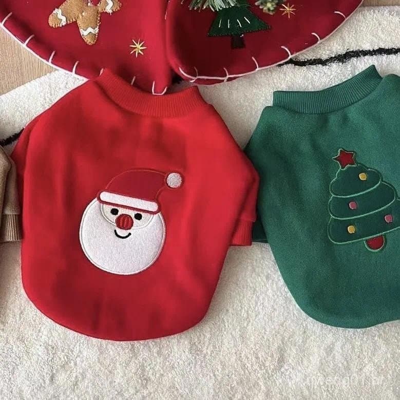 Outono E Inverno Novos Produtos Edição De Natal Pelúcia Animal De Estimação Hoodie Urso De Cão Gato Pequeno Roupas Para