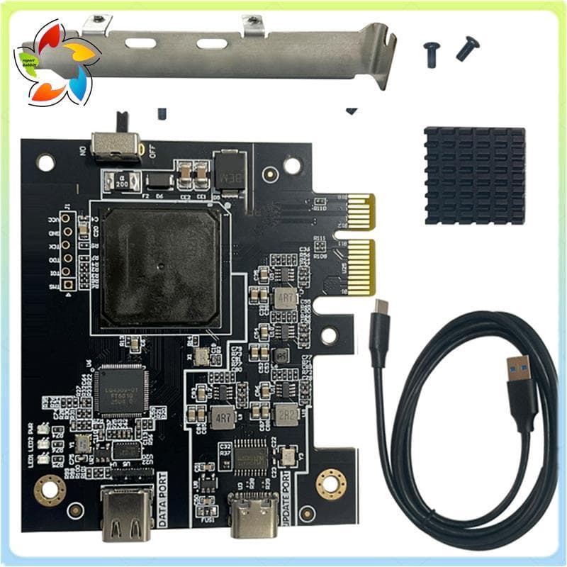 Cartão Cap DMA 75t : Placa FPGA Para Liquidificador De Vídeo Kmbox Makcu , PCIe De Acesso À Memória Direta De Alto Desem