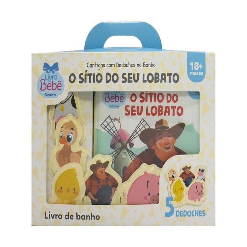 Livro - Cantigas Com Dedoches No Banho - O Sitio Do Seu Lobato