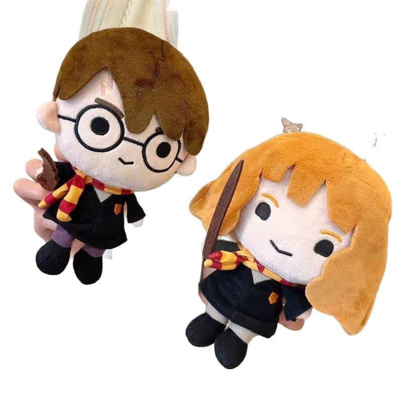 Brinquedo de Pelúcia Fofo de Desenho Animado de Harry Potter, Hermione, Ron, Malfoy e Voldemort