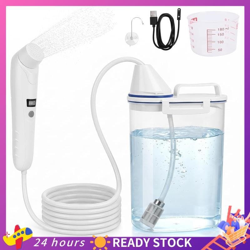 Para Limpeza De Higiene Pessoal 2.5L Portátil Elétrico Mão Bidé Recarregável Pulverização Viagens Acampamento