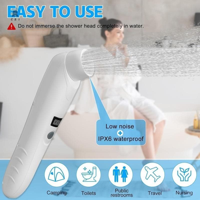 Para Limpeza De Higiene Pessoal 2.5L Portátil Elétrico Mão Bidé Recarregável Pulverização Viagens Acampamento