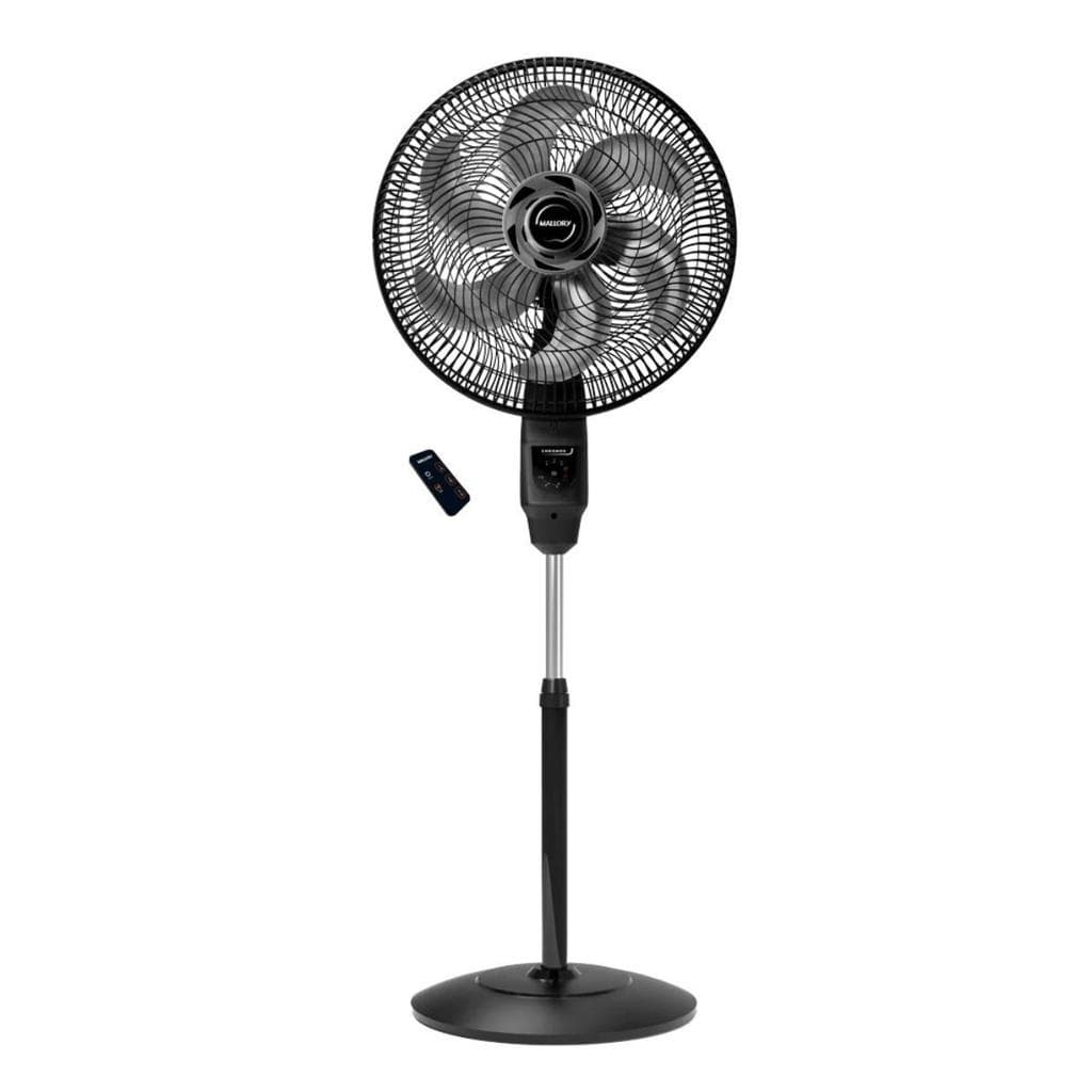 Ventilador de Coluna Mallory Chronos 40cm 6 Pás Grafite com Controle Remoto