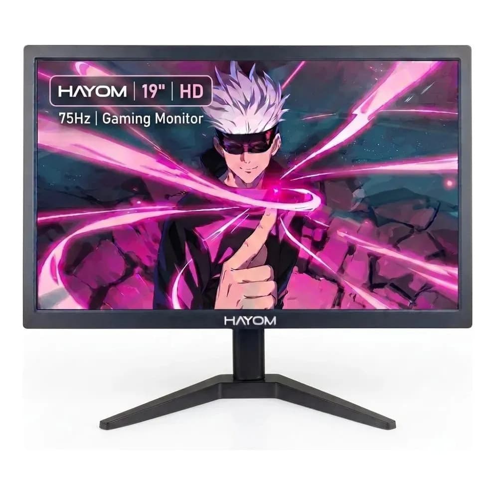 Monitor 19 Led Widescreen Hdmi Vga 1440x900 Hd 75hz Gamer Preto 127/220v