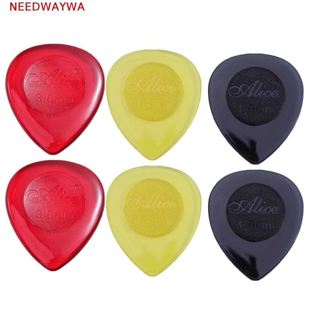 NEEDWAYWA 10 Peças De Palhetas Para Guitarra Acústica , De Cor Aleatória De Celulóide , Palheta Em Formato De Gota Mista