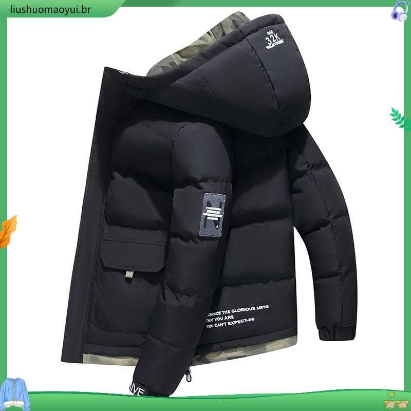 Jaqueta acolchoada de inverno grossa acolchoada jaqueta masculina novo estilo na moda jaqueta Casual juventude jaqueta n