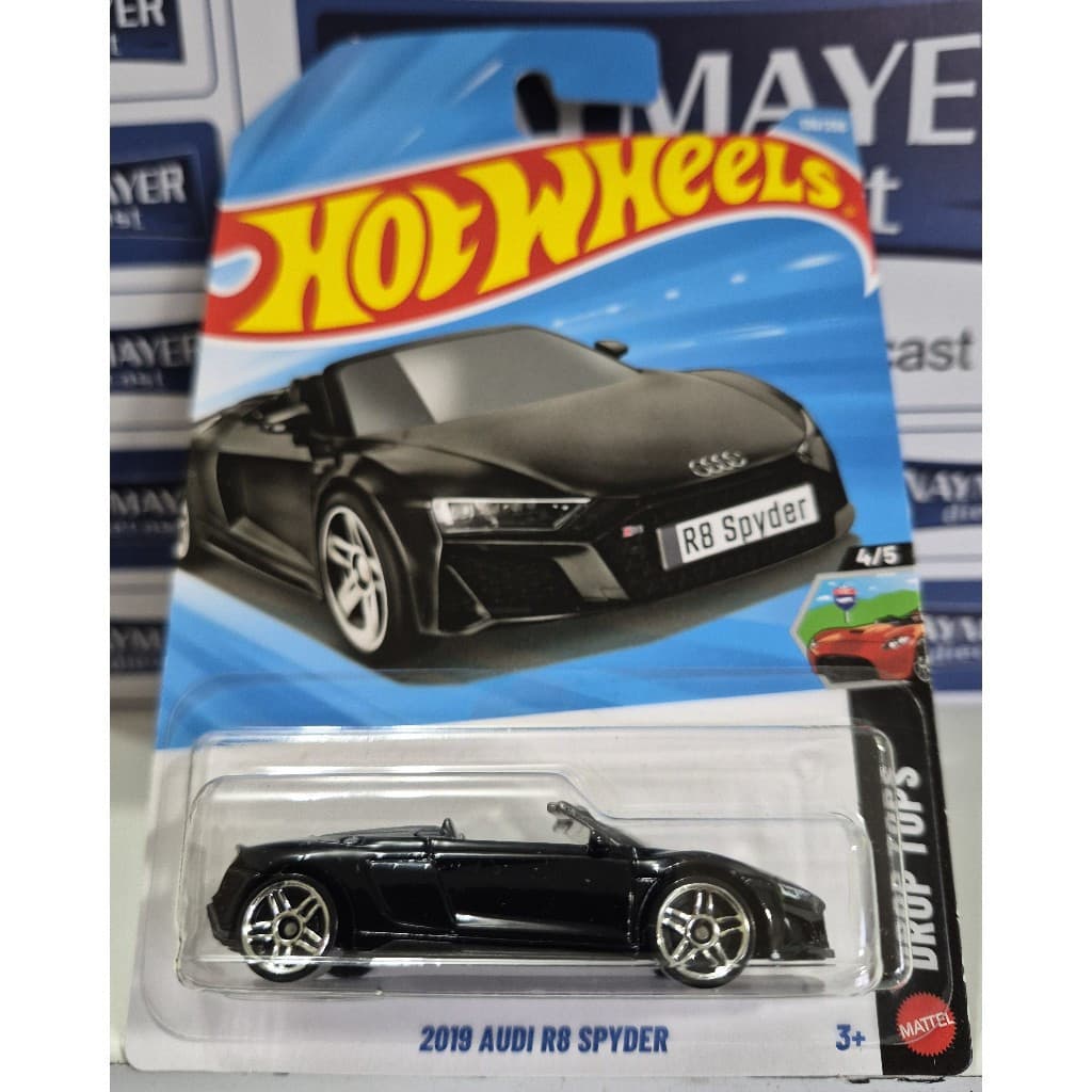 Hot Wheels 2019 Audi R8 Spyder Preto