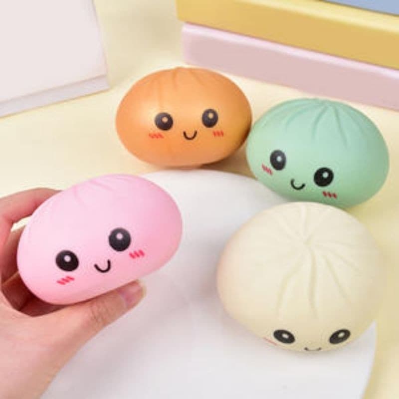 Pãozinho de Apertar pão Chinês Baozin Squishy