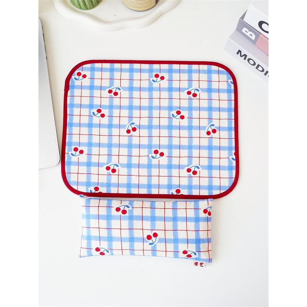 Ins tecido descanso de pulso bonito mouse pad suporte de pulso escritório almofada de pulso cássia travesseiro de mão De