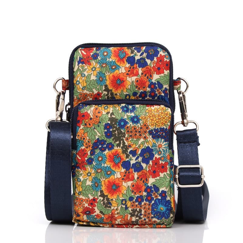 Fábrica versão coreana impresso náilon saco do mensageiro Mini pequeno saco Diagonal moeda bolsa do telefone móvel saco