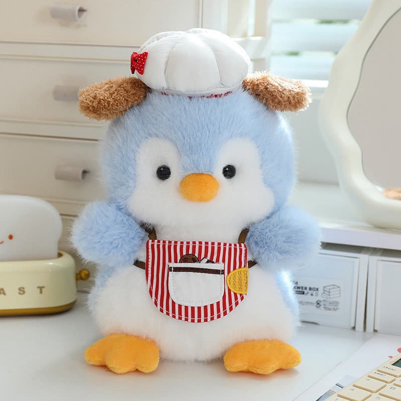 Nova Chegada Bonito Chef Pinguim Brinquedo De Pelúcia Recheado Boneca Macio Crianças Companheiro Presente Aniversário Pa