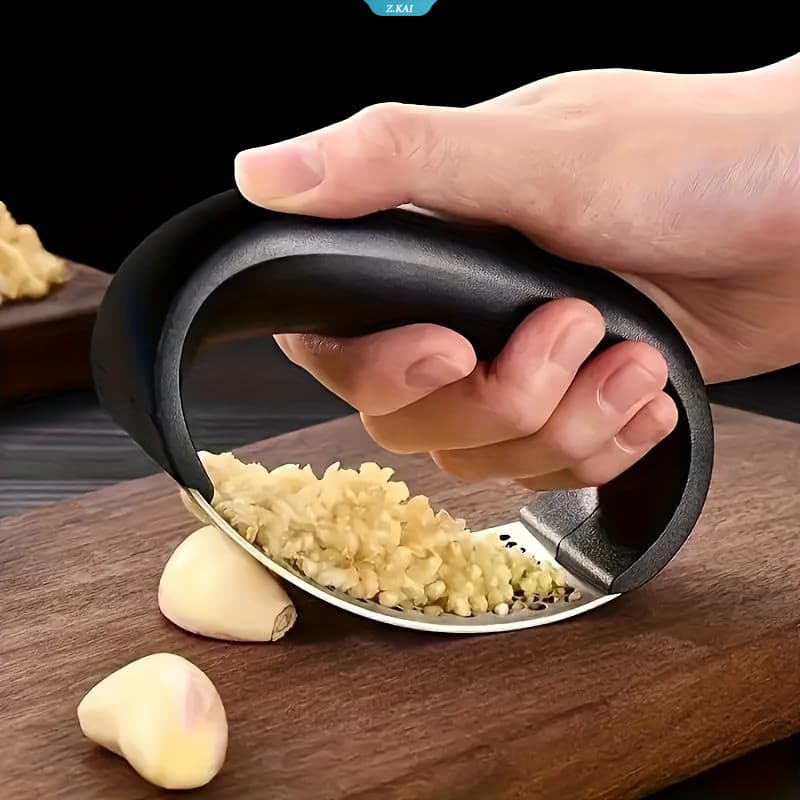 1 Prensa De Alho Em Aço Inoxidável Cortador Manual De Vegetais Espremedor De Frutas Ferramenta De Cozinha Fácil De Usar