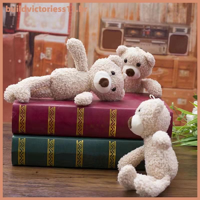 BDVT Bonito Mini Urso De Pelúcia Chaveiro Boneca Macia Para Bolsa Decoração De Quarto De Carro BR