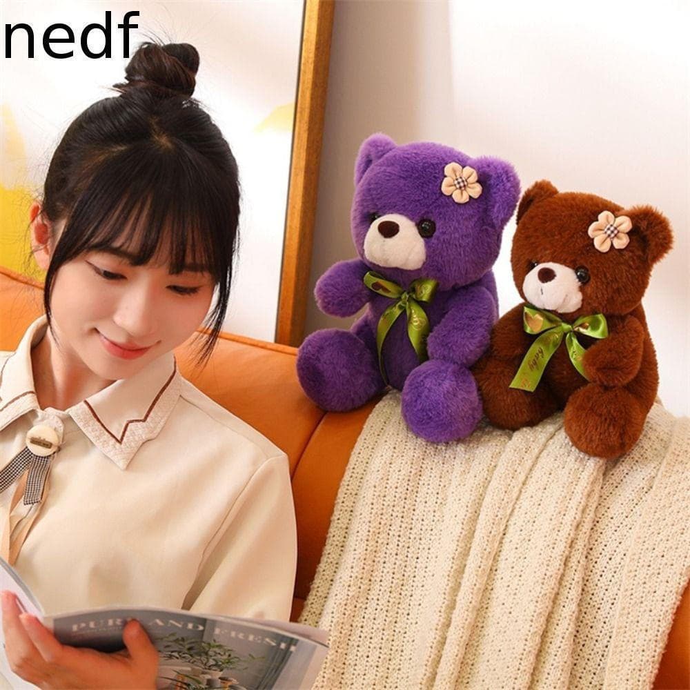 NEDFS Brinquedos De Pelúcia De Urso Adorável , Boneca Sentado De Animal Kawaii , Almofadas De 20 Cm
