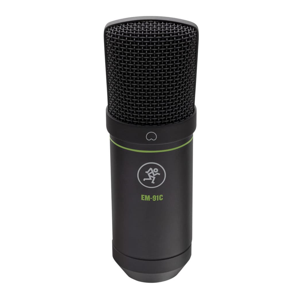 Microfone Condensador Mackie EM-91C Diafragma Grande XLR Profissional Estúdio Gravação Podcast