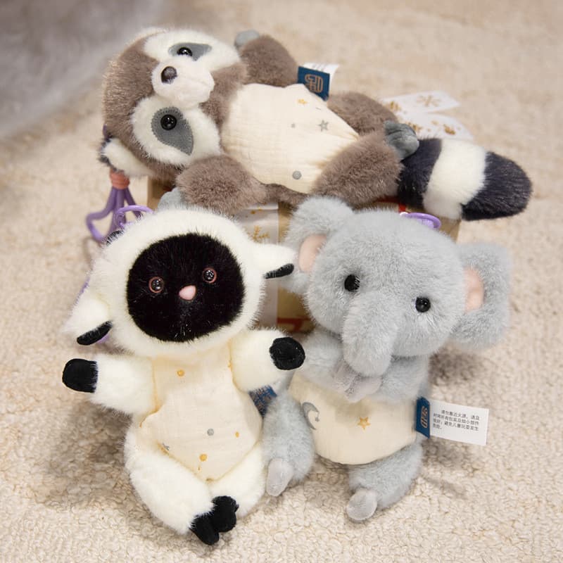 Saco de feijão magnético bonito Animal de estimação boneca Animal geladeira adesivo bonito pinguim Panda chaveiro pingen