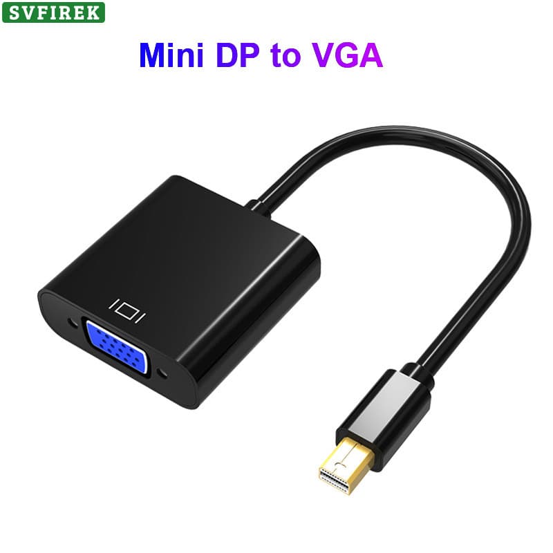 Acessórios De Computador Adaptador Mini DP Para VGA 1080P Full HD Thunderbolt Macho Fêmea Cabo Conversor Laptop MacBook