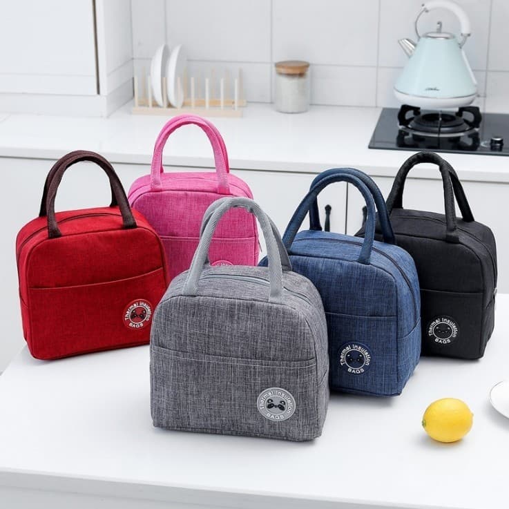 Saco de isolamento mão-transporte almoço saco bolsa feminina mamãe saco lancheira saco Oxford pano estudante com almoço