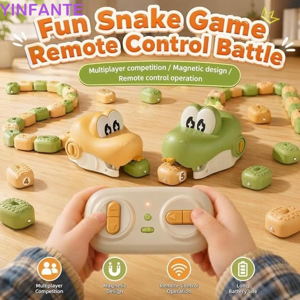 YINFANTEWN RC Snake Car Toy , Carro De Controle Remoto Recarregável Interativo De Cobra Gananciosa
