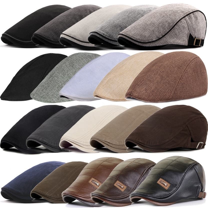 21 Types Men Berets Spring Autumn Winter Windproof Street Newsboy Beret Hat Retro England Hat Peaked Painter Caps