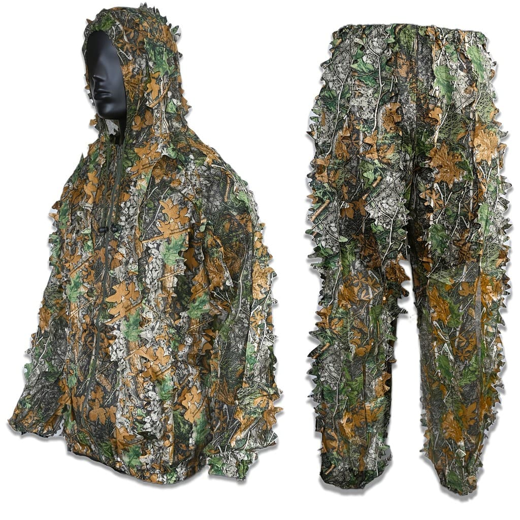 Terno Adulto De Folha Verde , Equipamento De Caça De Peru – Roupa Leve De Camuflagem Adequado Para Jogos CS , Atividades
