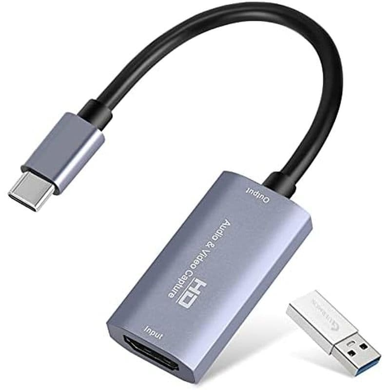Placa De Captura De Vídeo Guermok , 4K USB3.0 HDMI Para USB C , 1080P 60FPS E Amp ; 2K 30FPS | Streaming , Compatível Co