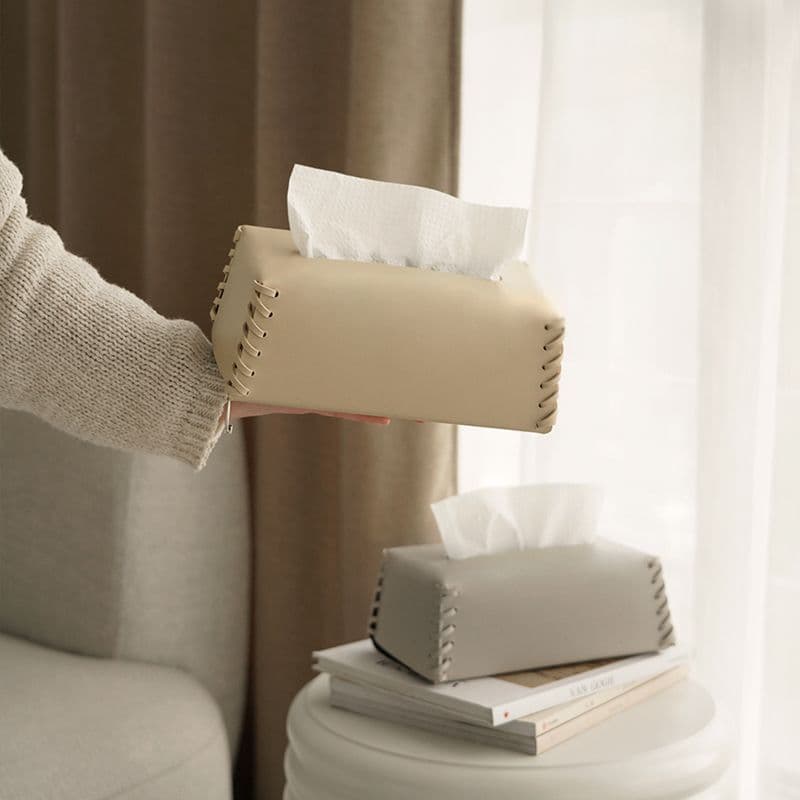 Sala de estar luz estilo luxo High-End Design sentido à prova dwaterproof água suor caixa de papel de couro