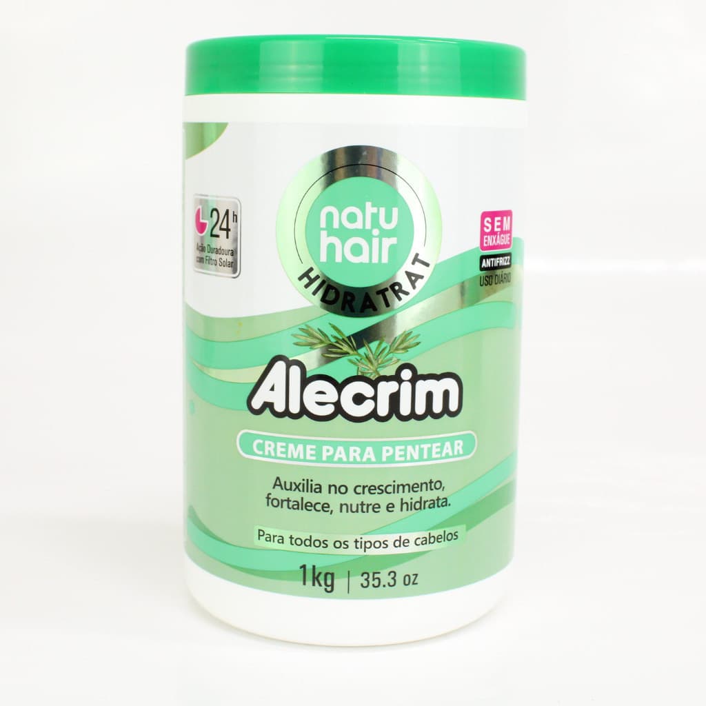 Creme para Pentear Alecrim NatuHair 1KG  Crescimento + Anti Queda + Fortalecimento + Hidratação