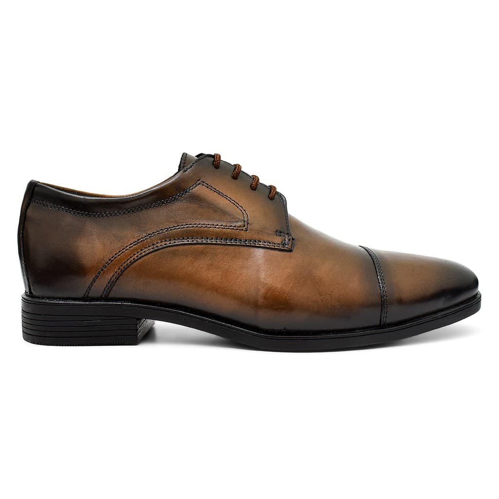 801GRA-Sapato Social Masculino em Couro – Elegância e Conforto para o Dia a Dia