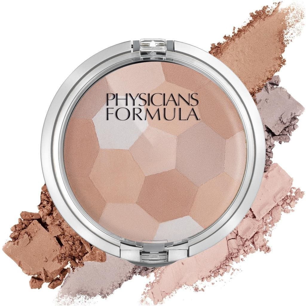 PhysiciansFormulaPaleta de Pó Fixador Multicolorido, Pó Compacto de Acabamento, Translúcido, Cobertura, Testado por Derm