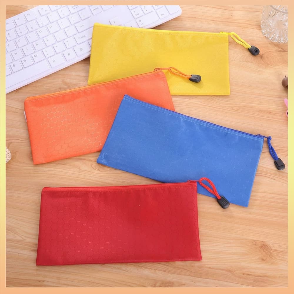 Suporte Para Documentos À Prova D'água , Resistente A Arranhões , Bolsa De Arquivo Com Zíper , Oxford Suave E Espessada