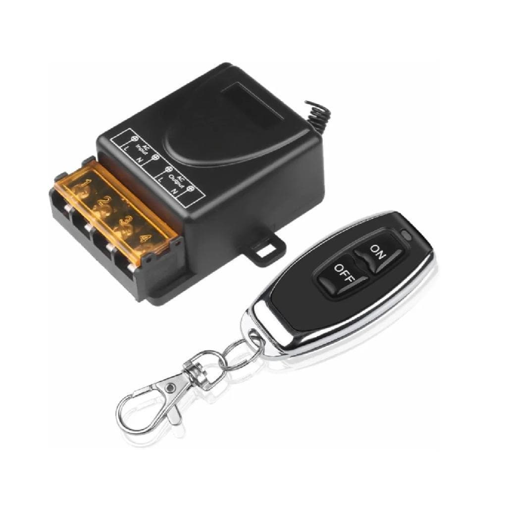 Kit Rele com Controle Remoto AC Motor Bomba Agua 110V/220V On/Off