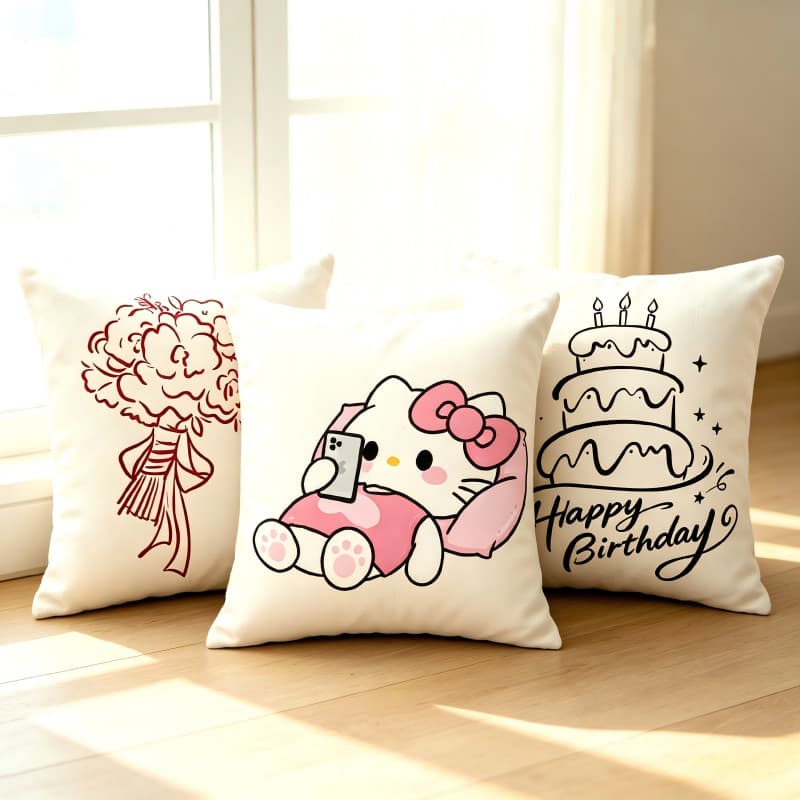 Almofada Enfeite Quarto Infantil Desenho Animado Turma Presente Menino Menina Decoração Lembrancinha (0061-0070)