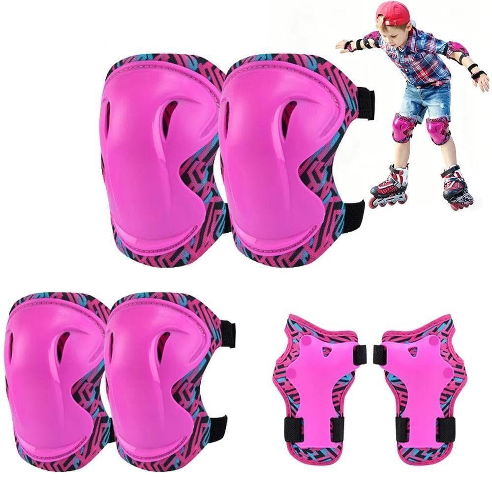 Joelheira Infantil , Protetores De Mão Anti-Queda , Equipamento De Proteção Para Patins , Carro De Equilíbrio 6 Em 1 , C