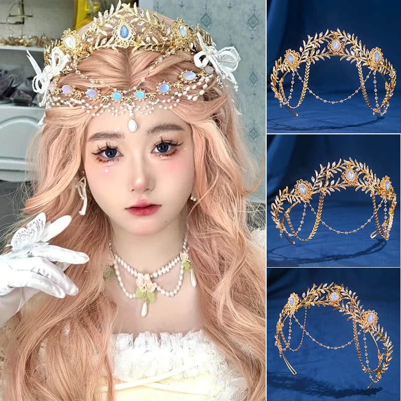 Vendas diretas transfronteiriças Bohemian Bridal Headwear Super Fairy Estilo Exótico Coroa Fotografia de Viagem Decoraçã