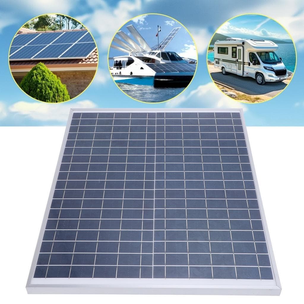 Painel solar de alumínio monocristalino carregador portátil resistente à água de alta eficiência para carro barco rv