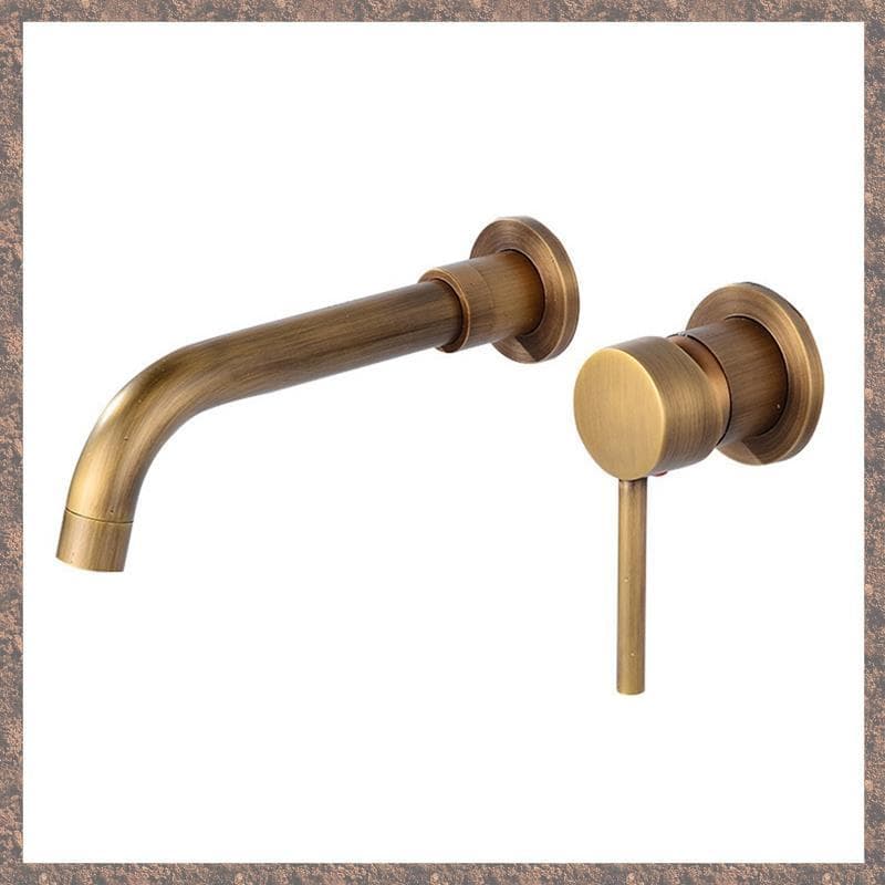 (Vyos) Torneira Para Lavatório De Parede , Design Oculto Banheiro , Misturador De Água Quente E Fria , Adequada Banheira