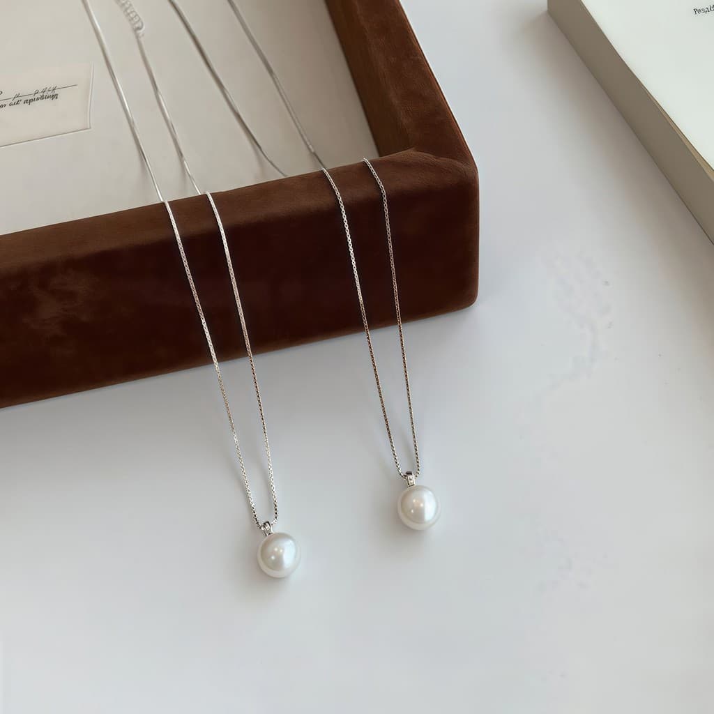 Natural de água doce pérola pingente colar feminino High-End nicho primavera verão clavícula corrente 2026 outono novos