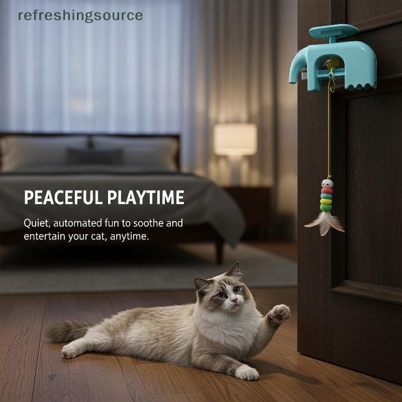 [T & B] Brinquedo Interativo Para Gatos Com Pássaro Voador Elétrico , Acessório Automático Recarregável Brincar De Gatin